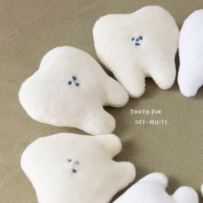 Tooth Plush Pin