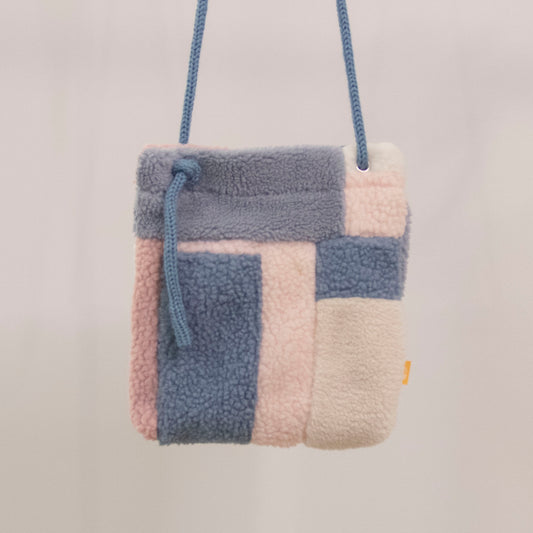 Teddy Mosaic Bag_Pink Gray