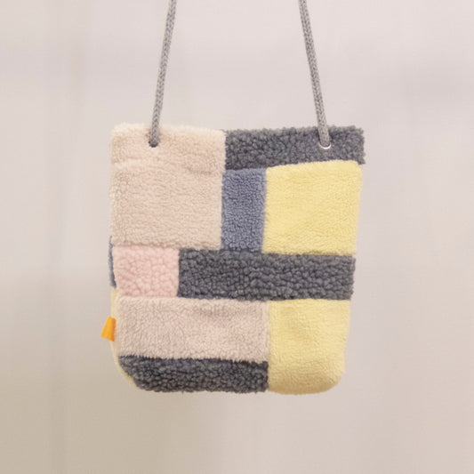 Teddy Mosaic Bag_Yellow Gray