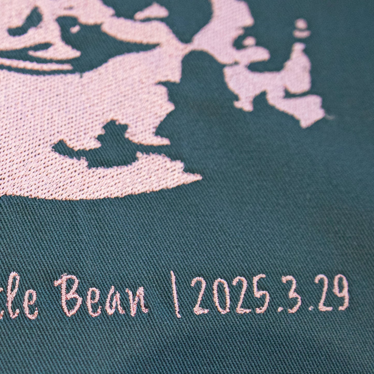 Custom Baby Ultrasound Embroidery Art | Back&White