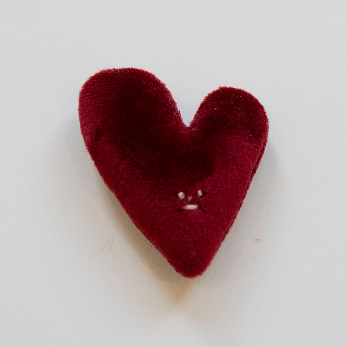 Heart Plush Pin