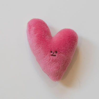 Heart Plush Pin