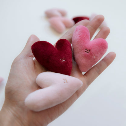 Heart Plush Pin