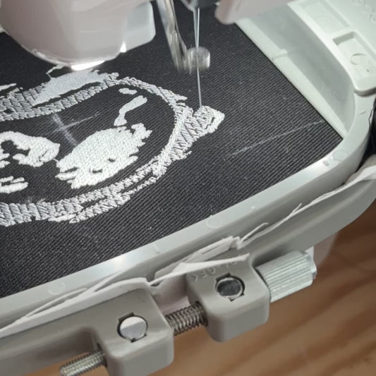 Custom Baby Ultrasound Embroidery Art | Back&White